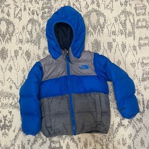 Boys The North Face Jacket- Reversible - Down Insulated 2T